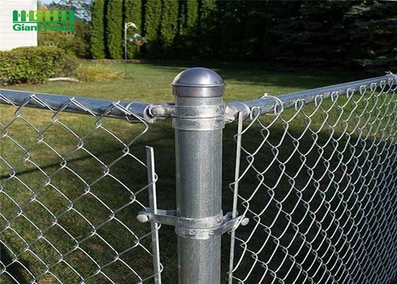 Baixo fio de aço carbono portátil Diamond Chain Link Fence