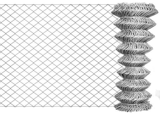 Anti mina estática tecida 40*40mm Diamond Chain Link Fence