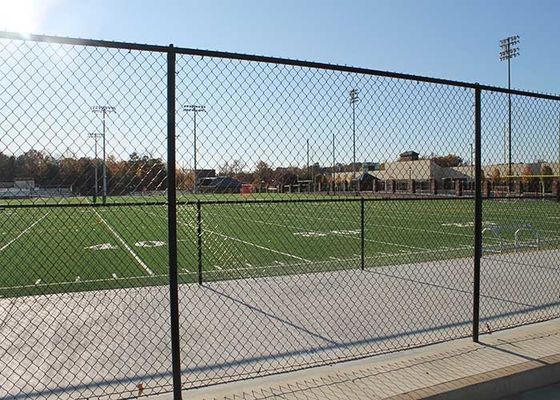 4.5mm Após revestido Pvc galvanizado Diamond Chain Link vedação para jogo de fábrica