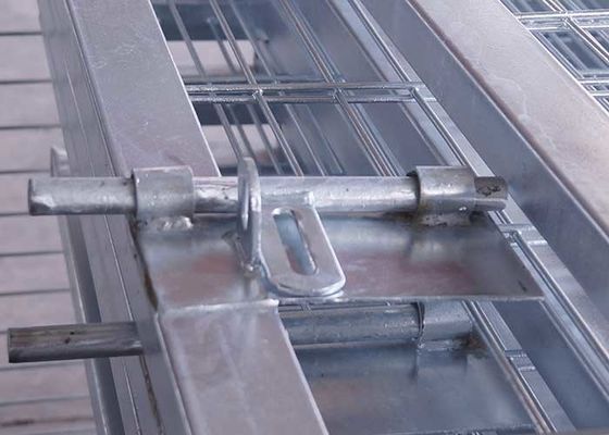 Decoração de jardim Cercas revestidas de arame galvanizado de aço 3D em Sliver