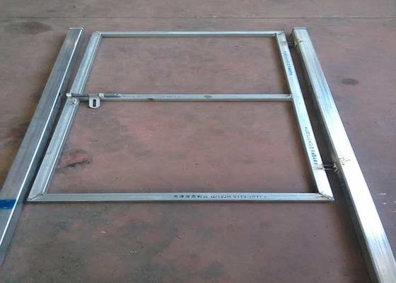 Casa Jardim Modelo 3D Portão de Ferro Decoração de Jardim Galvanizado 32x32mm trilho