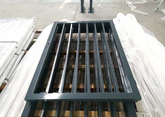 Porta deslizante 3D de aço e ferro fácil de montar para segurança doméstica de baixa manutenção na Índia