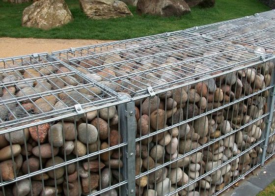 ISO14001 2x1x0.5m soldou a cerca de aço System de Gabion