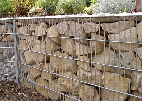 ISO14001 2x1x0.5m soldou a cerca de aço System de Gabion