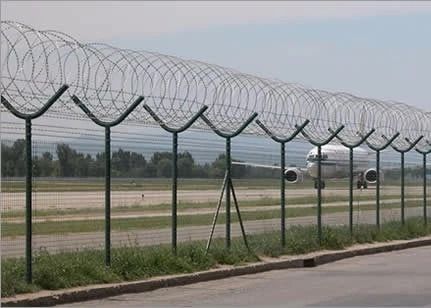 Anti cerco da segurança aeroportuária da malha 50*100mm da escalada 358