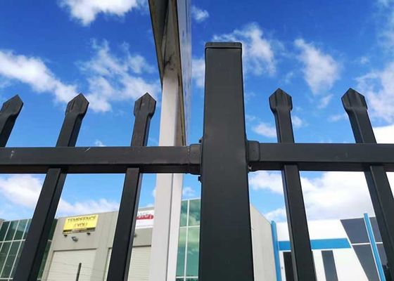 Fecho de quintal decorativo revestido de pó Não cavar fácil de instalar Baixa manutenção