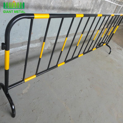 1.8mm espessura Metal aço segurança rodoviária portátil pedestre temporária barricadas de controle de multidão para controle de tráfego