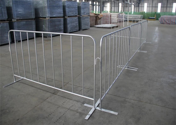 1.8mm espessura Metal aço segurança rodoviária portátil pedestre temporária barricadas de controle de multidão para controle de tráfego