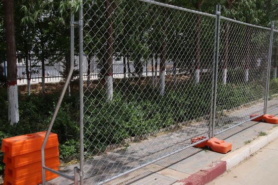 Padrão do mercado americano 6 x 12 Ft Galvanizado temporário Chain Link Fence Painéis para o local de construção