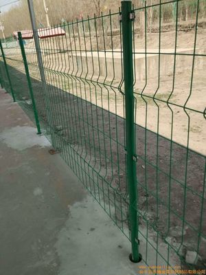 Metalx preço de fábrica barato verde/preto revestido de PVC jardim exterior 3D curva soldada curvatura perímetro fio de segurança / V malha