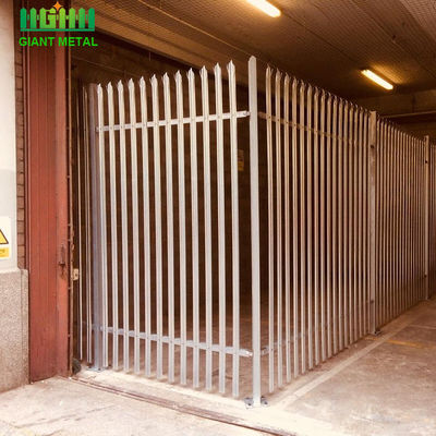 Spiked Top Steel 1200mm High Palisade Security Fencing