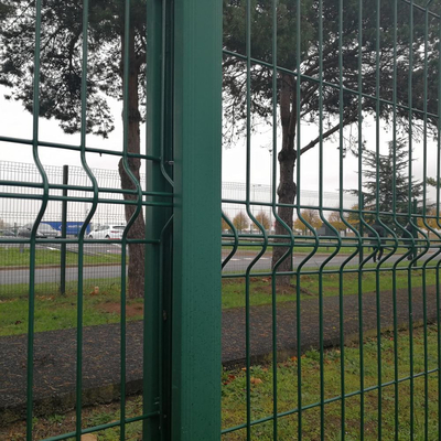 3d curvou a altura soldada do cargo V Mesh Security Fencing 1030mm do pêssego