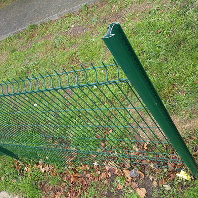 3d curvou a altura soldada do cargo V Mesh Security Fencing 1030mm do pêssego