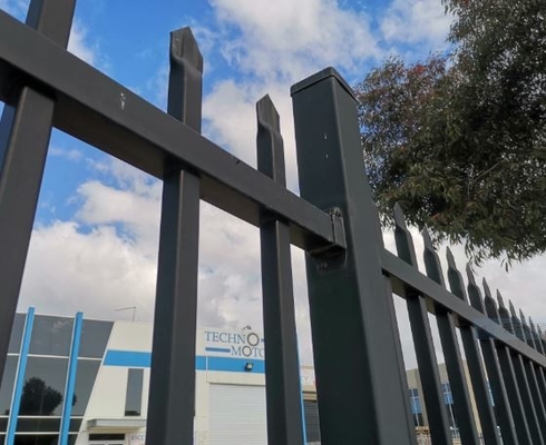 Cercas de segurança tubulares de aço personalizáveis Ideal para uso comercial e residencial