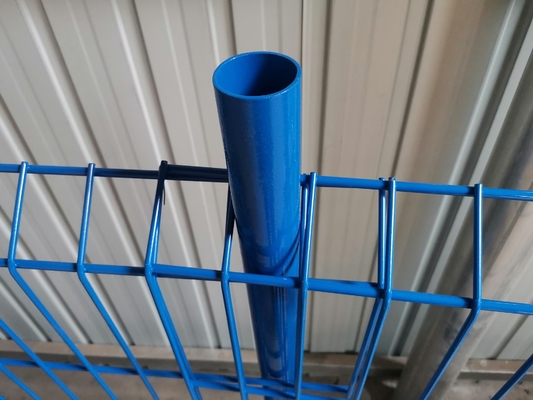 Colora a cerca azul Wire Mesh Pvc Coated Temporary da proteção de borda